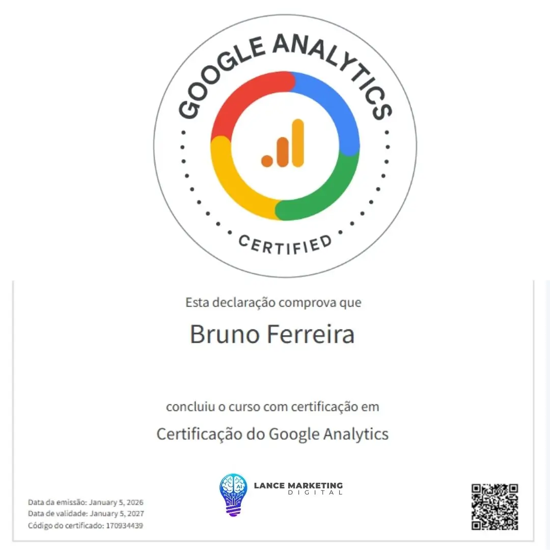Lance source qualification: Google Analytics